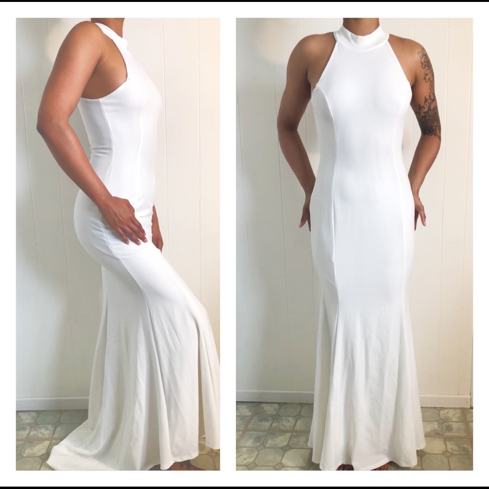Fashion Nova White Royal Debut Dress